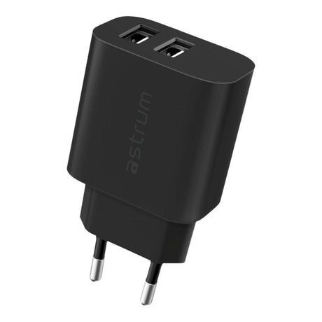 Astrum WATZ12D 12W 2xUSB-A Wall Charger ACHW12DBE