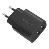 Astrum WATZ12D 12W 2xUSB-A Wall Charger ACHW12DBE