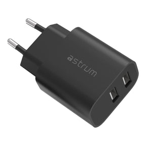 Astrum WATZ12D 12W 2xUSB-A Wall Charger ACHW12DBE