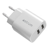 Astrum 1W WATZ12D Multi USB-A Wall Charger White ACHW12DWE