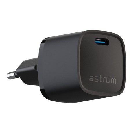 Astrum WATZ20P 20W PD USB-C Wall Charger Black ACHW20PBE