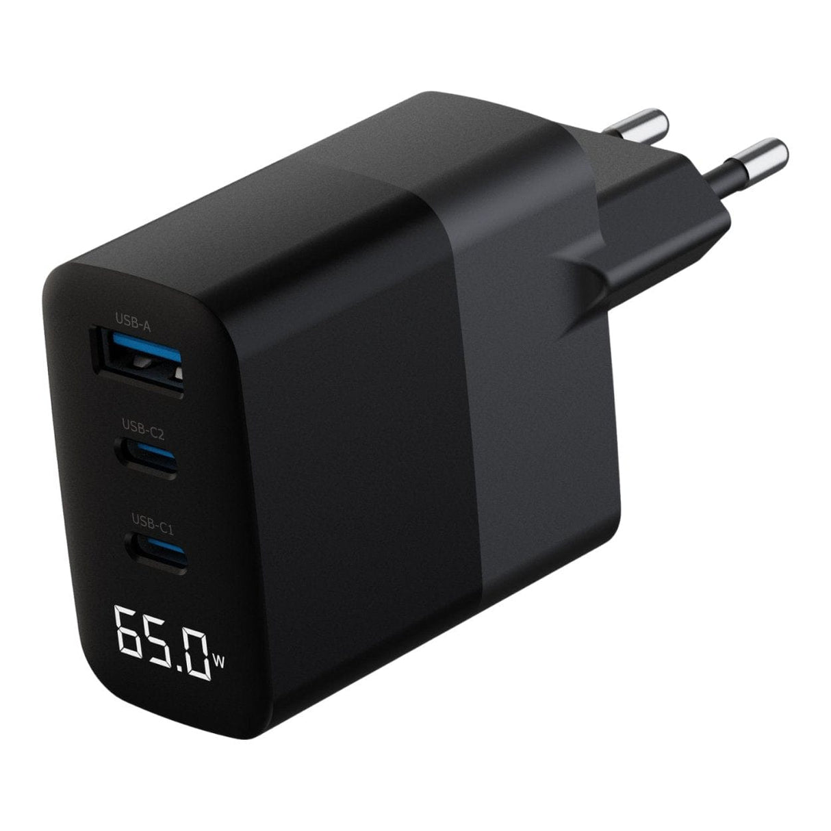 Astrum WATZ65G 65W PD USB-C Wall Charger Black ACHW65GBE