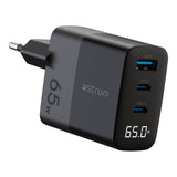 Astrum WATZ65G 65W PD USB-C Wall Charger Black ACHW65GBE