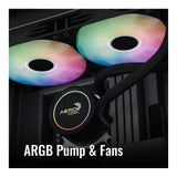 AeroCool Abyss L360 360mm ARGB CPU Liquid Cooler Black ACLA-AB36117.11