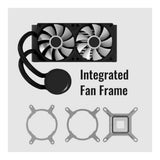 AeroCool Abyss L240 240mm ARGB CPU Liquid Cooler Black ACLA-AD24117.11