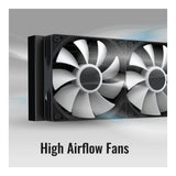 AeroCool Abyss L240 240mm ARGB CPU Liquid Cooler Black ACLA-AD24117.11
