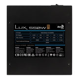 Aerocool LUX Bronze 550W Non-Modular ATX Power Supply Unit ACPB-LD55AEC.13