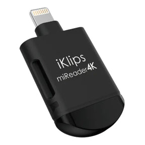 Adam Elements iKlips miREADER Lightning Card Reader Black ACRAD0GMIRBK