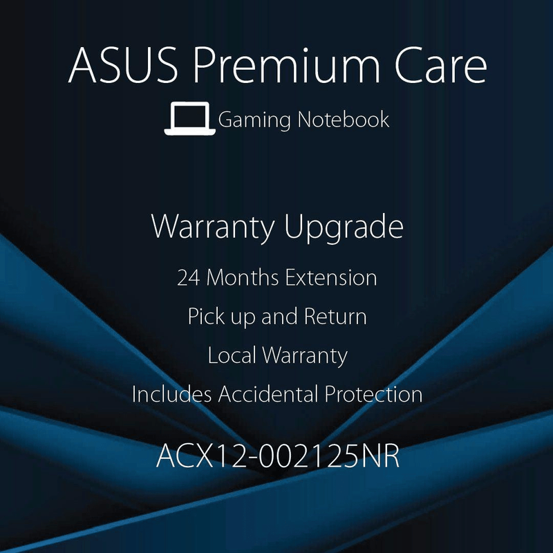 ASUS 24 Months Warranty with Accidental Protection Upgrade ACX12-002125NR