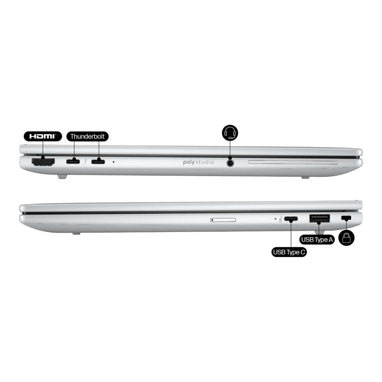 HP EliteBook 8 G1i 13.3-inch WUXGA AI Laptop - Intel Core Ultra 7 255U 1TB SSD 32GB RAM Win 11 Pro