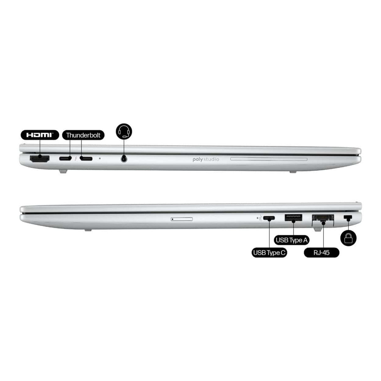 HP EliteBook 8 G1i 16-inch 2.5K Next Gen AI Laptop - Intel Core Ultra 7 258V 2TB SSD 32GB RAM Win 11 Pro