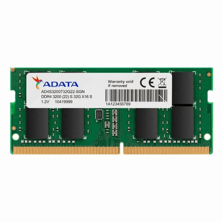 ADATA 32GB DDR4 3200MHz SODIMM Memory Module AD4S320032G22-BGN