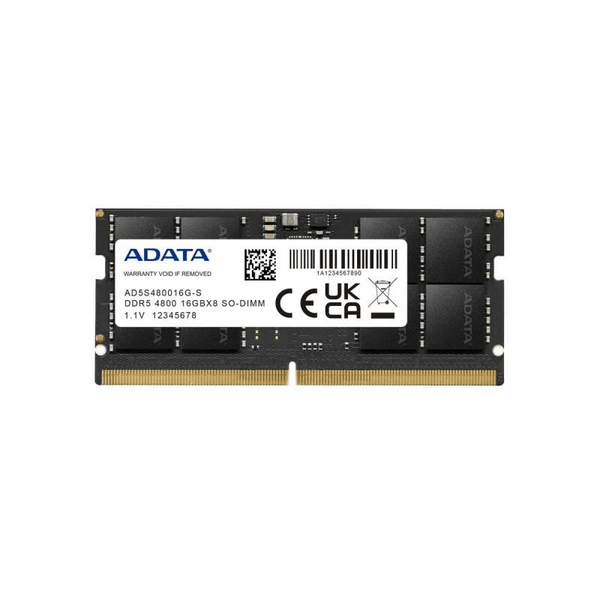 ADATA 16GB DDR5 4800MHz ECC Memory Module AD5S480016G-S – FirstShop