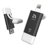 Adam Elements iKlips II 64GB Lightning Flash Drive Grey ADRAD64KL2GY-1