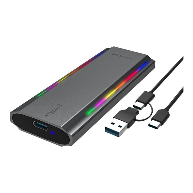 Astrum ENP4310G RGB NVMe M.2 SSD PCIe & NGFF Enclosure AENP4310GB