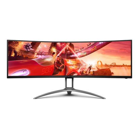 AOC AGON AG493UCX2 48.8-inch 5120 x 1440px Dual-QHD 32:9 165Hz 1ms Freesync Premium Pro WLED VA Curved Gaming Monitor