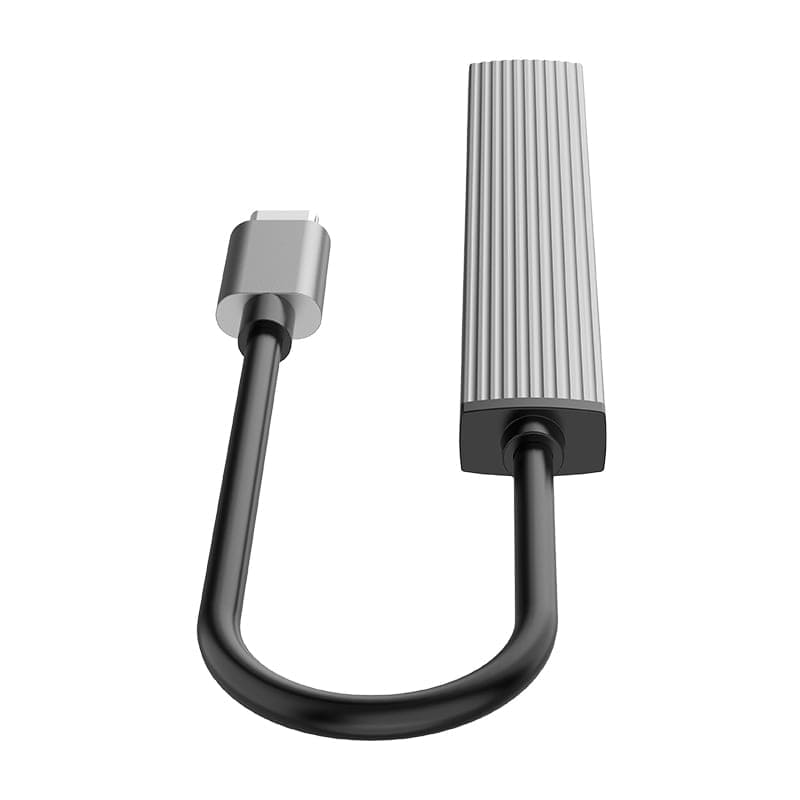 Orico Type-C to 4-port USB2.0 Hub AH-13-GY-BP
