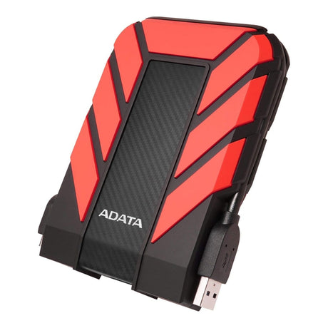 ADATA HD710 Pro 2.5-inch 2TB USB 3.2 Black and Red External Hard Drive AHD710P-2TU31-CRD