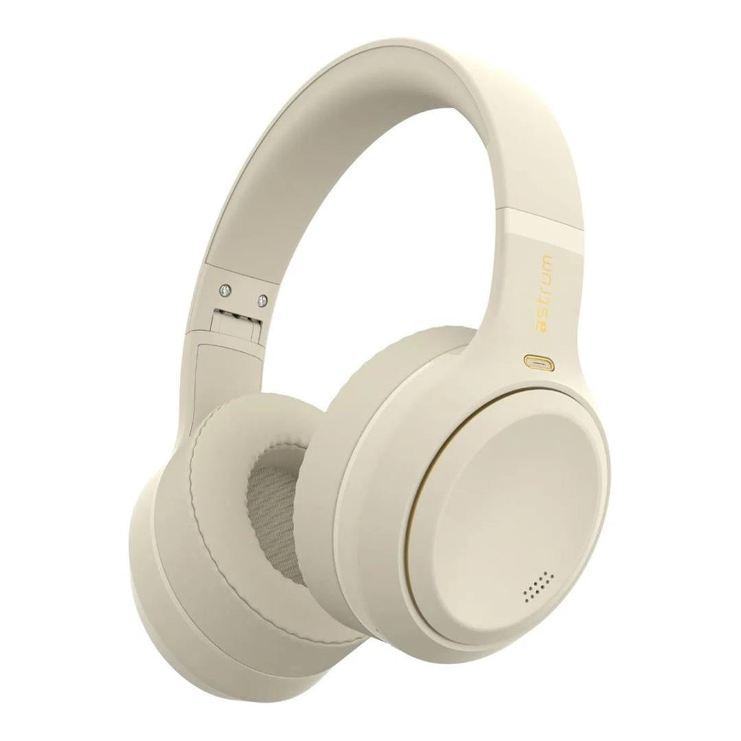 Astrum EASE Drift Hybrid ANC Headphones Beige AHDEDRIFTW