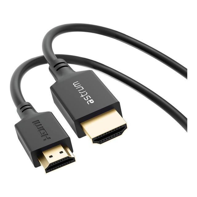 Astrum HM20B Mini HDMI to HDMI 2.0 Cable Gold-Plated 2m Black AHM20B02B