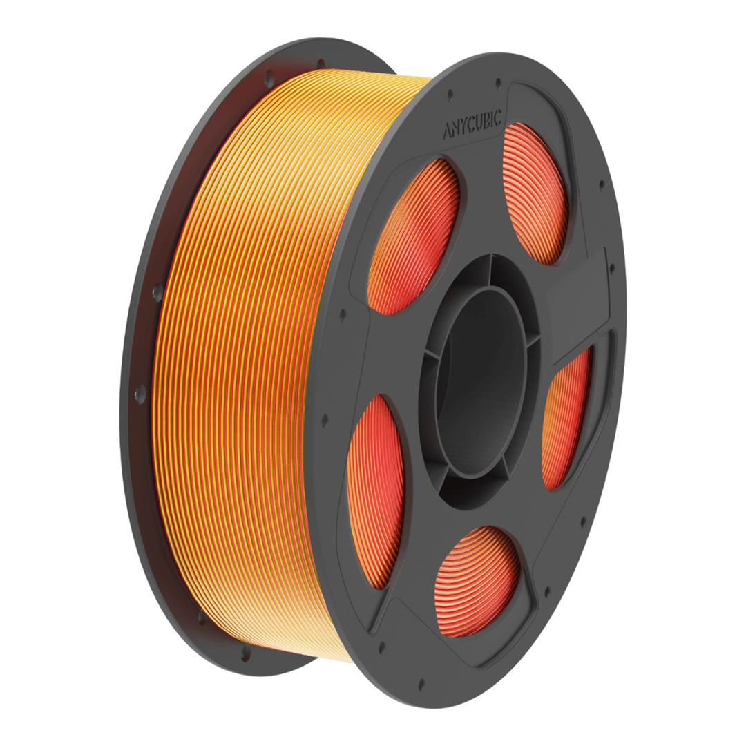 Anycubic PLA Silk Dual Filament 1Kg - Red Gold AHSC12-10