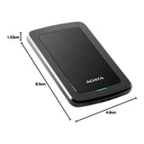 ADATA HV300 2.5-inch 2TB External HDD Black AHV300-2TU31-CBK