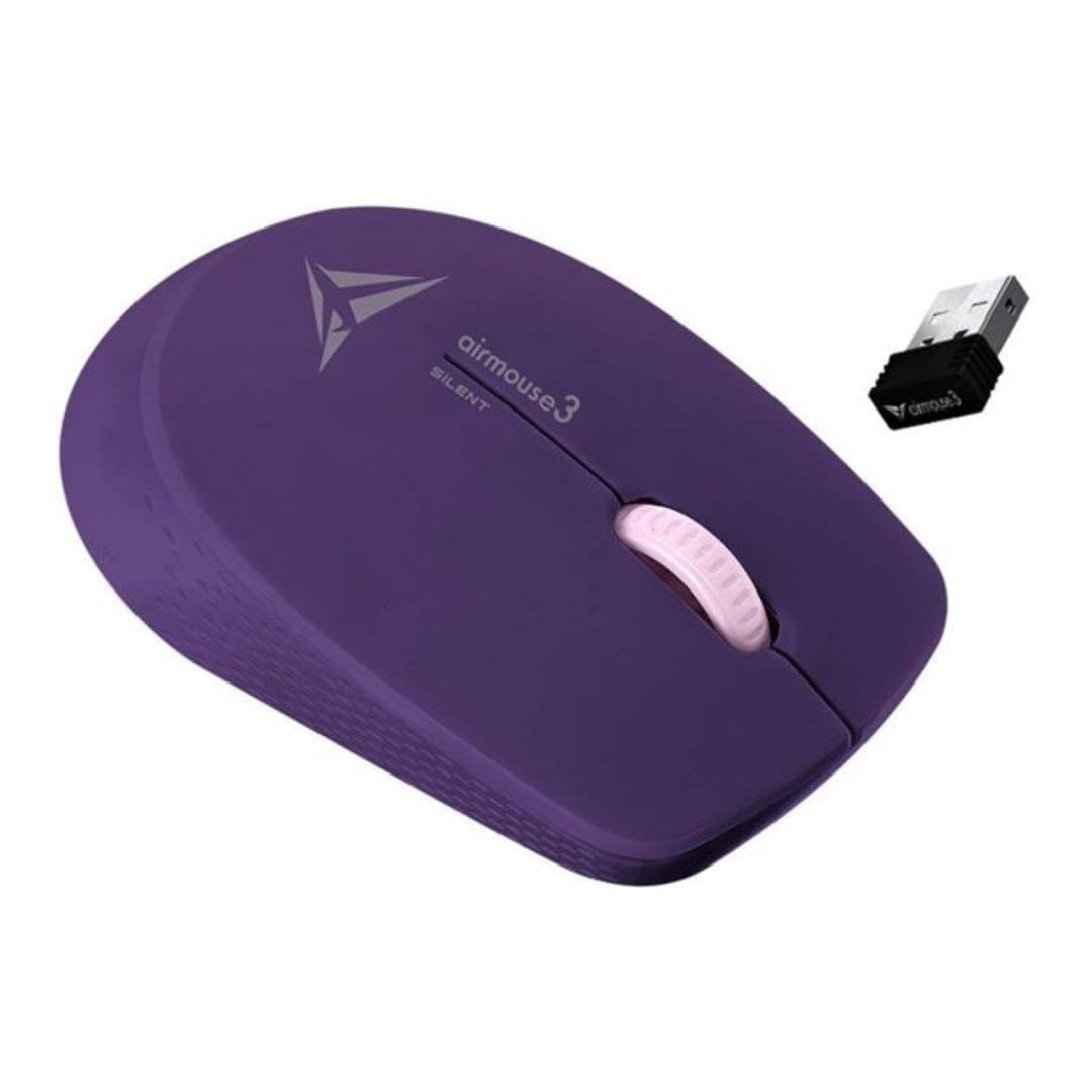 Alcatroz Airmouse 3 Silent Wireless Mouse Aubergine AIRMOUSE3SSAUBERGINE