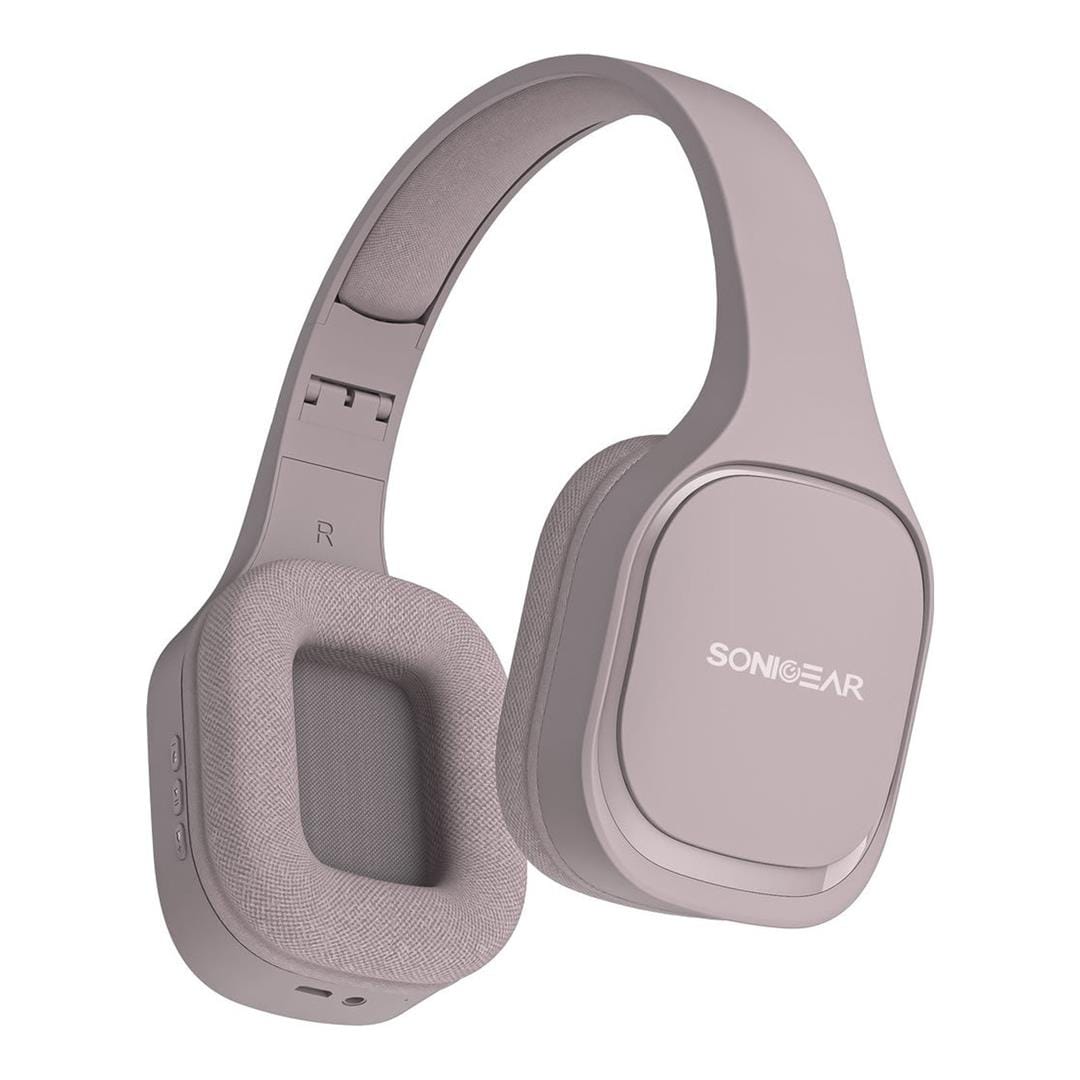 SonicGear Airphone 7 Wireless Headphones - Mauve AIRPHONE7MAUVE