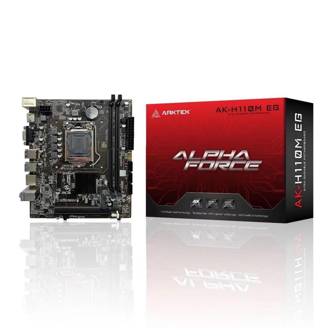 Arktek Intel H110 Intel Socket LGA1151 micro ATX Motherboard AK