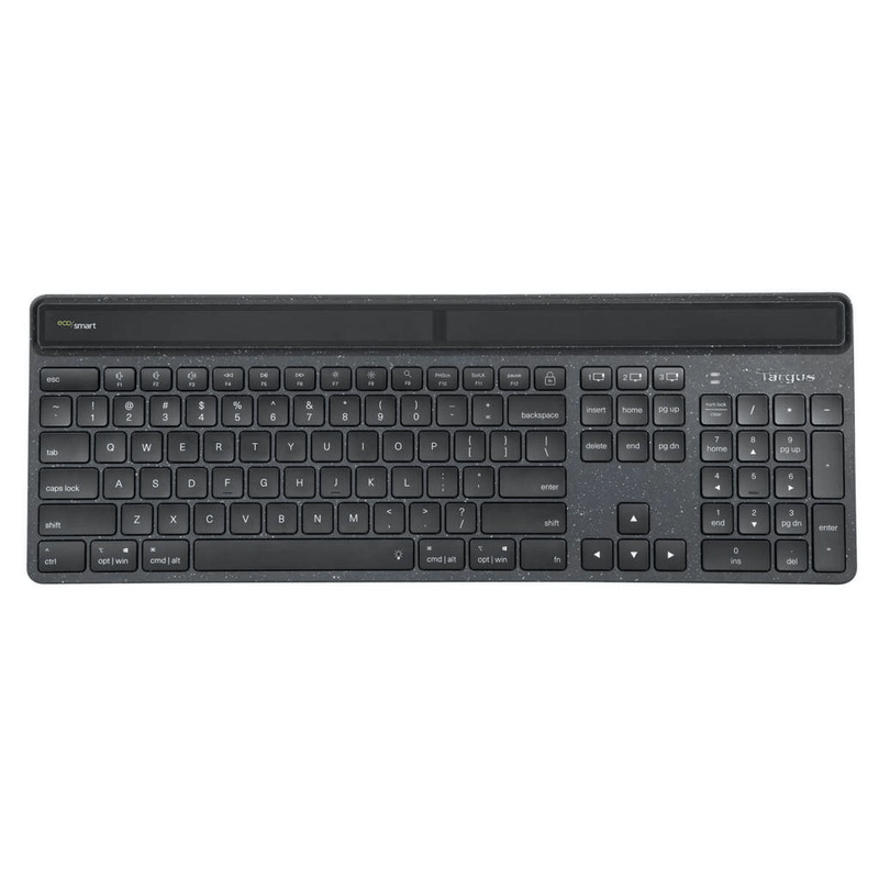 Targus Sustainable Energy Harvesting EcoSmart Keyboard - Black AKB868UK