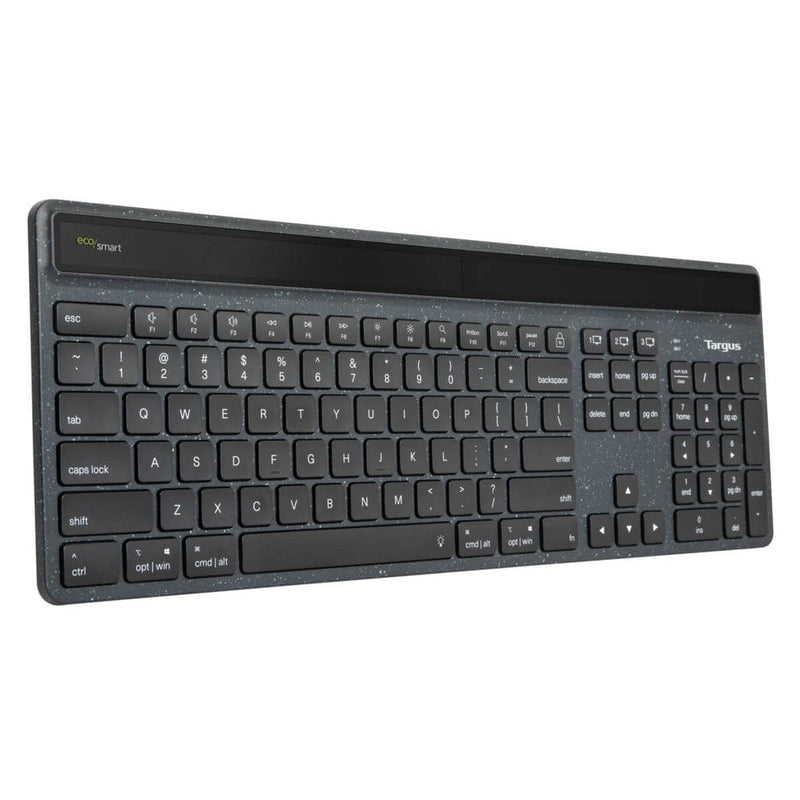 Targus Sustainable Energy Harvesting EcoSmart Keyboard - Black AKB868UK