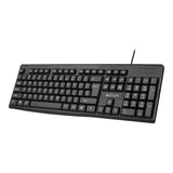 Astrum Wired USB Keyboard with 4-Button Optical Mouse Combo Black AKCW080BUS