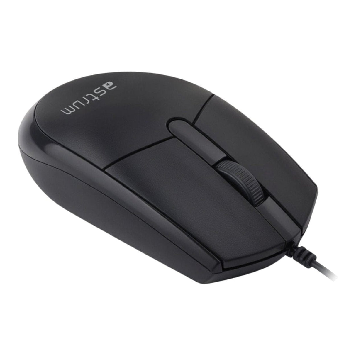 Astrum Wired USB Keyboard with 4-Button Optical Mouse Combo Black AKCW080BUS