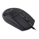 Astrum Wired USB Keyboard with 4-Button Optical Mouse Combo Black AKCW080BUS