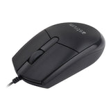 Astrum Wired USB Keyboard with 4-Button Optical Mouse Combo Black AKCW080BUS