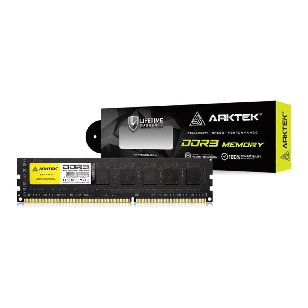 Arktek AKD3S8P1600 Memory Module 8GB DDR3 1600MHz – FirstShop