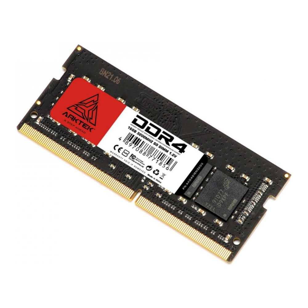 Memory Module 16gb Ddr4 Arktek AKD4S16N3200 SO-DIMM Memory Module 16GB DDR4 3200MHz – FirstShop