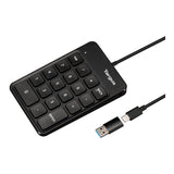 Targus AKP13GL Wired Numeric Keypad Black