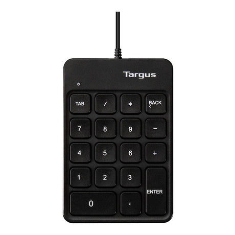 Targus AKP13GL Wired Numeric Keypad Black