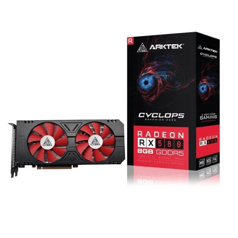 Amd Radeon Rx580 Gpu Arktek AMD Radeon RX580 8GB GDDR5 Graphics Card AKR580D5S8GH1 – FirstShop