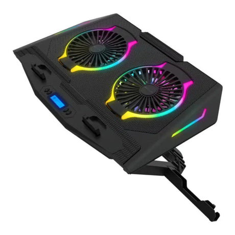 Astrum LCP172 17-inch Notebook Cooler with RGB Dual Fans Black ALCP172B