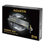 ADATA Legend 850 2TB M.2 PCI Express 4.0 NVMe Internal SSD ALEG-850-2TCS
