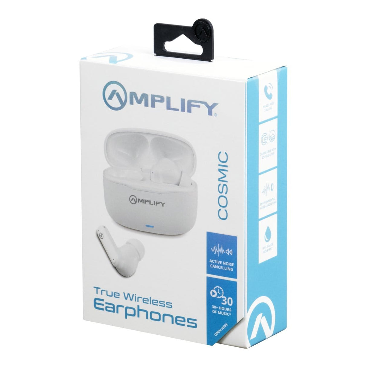 Amplify Cosmic Series ANC Wireless Earbuds White AM-1092-WT