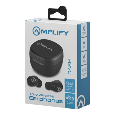 Amplify Dash Wireless Earbuds Black AM-1114-BK
