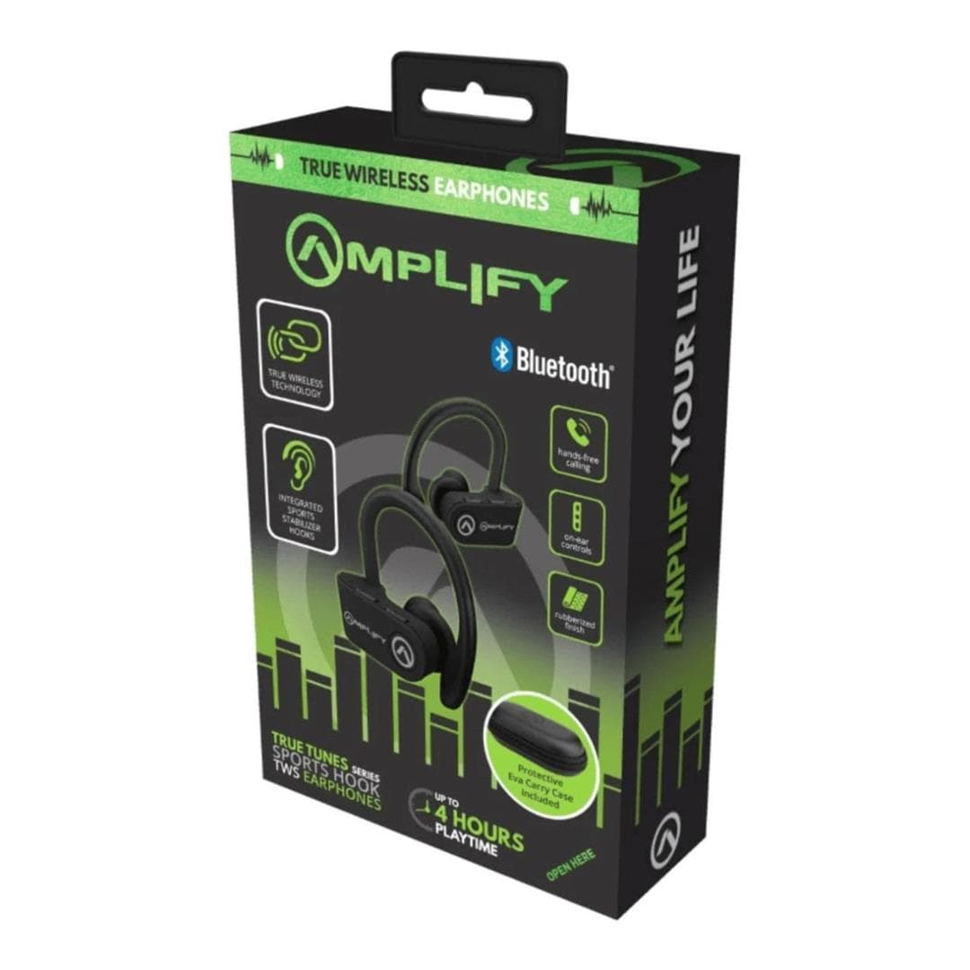 Amplify True Tunes 2.0 Sports Hook TWS Earphones AM-1118-BK-TAL