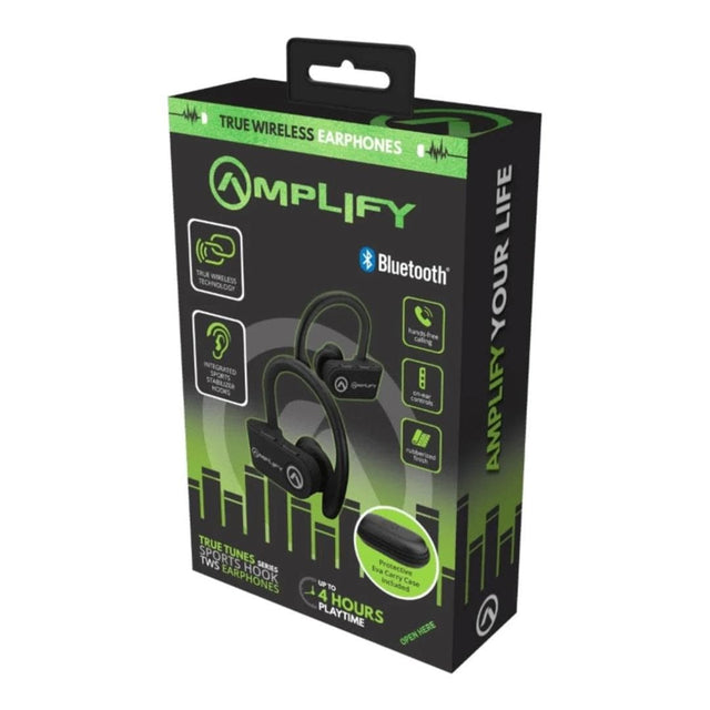 Amplify True Tunes 2.0 Sports Hook TWS Earphones AM-1118-BK-TAL