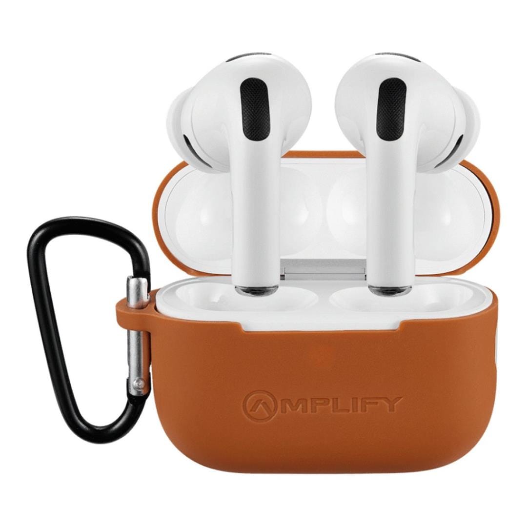 Amplify Note X3 Series TWS Earphones White Case with Orange Cover AM-1123-WTOR