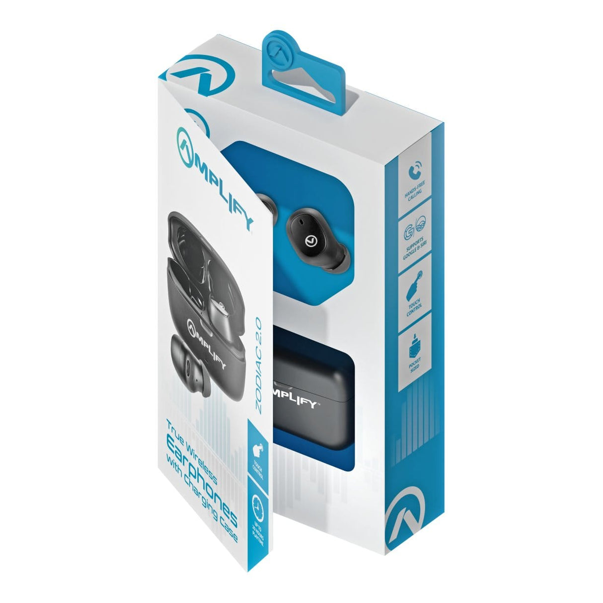 Amplify Zodiac 2.0 Series TWS Earphones with Charging Case Black AM-1124-BK(V2)