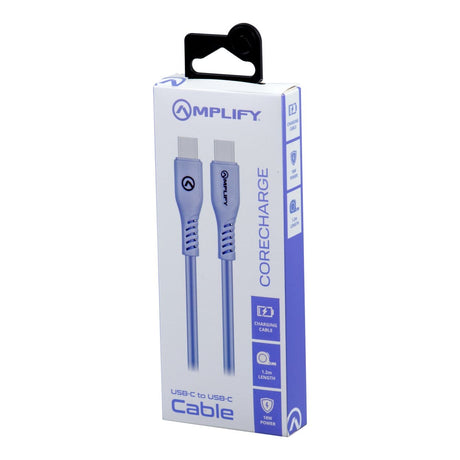 Amplify CoreCharge Male to Male Type-C Cable 1.2m Lavender AM-20011-LV