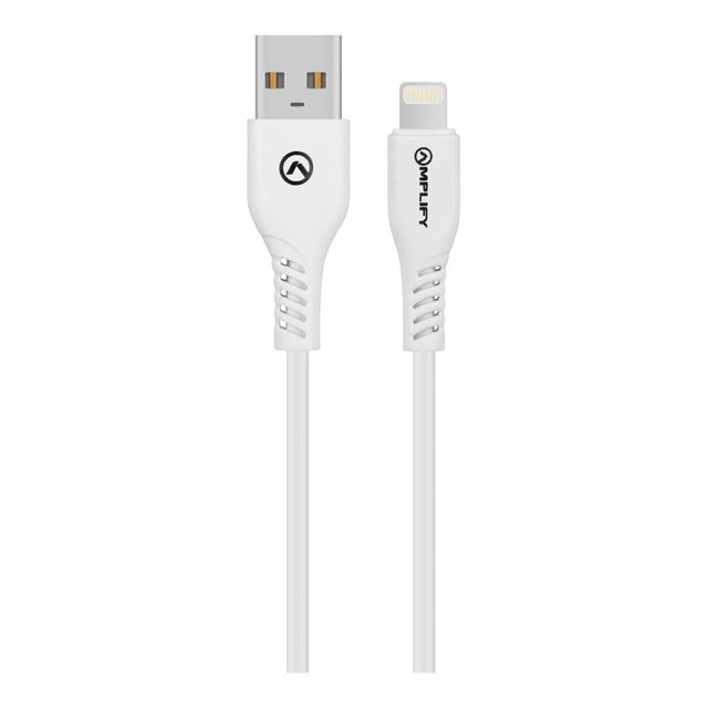 Amplify CoreCharge Male to Male Lightning Cable 1.2m White AM-20013-WT